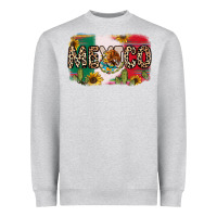 Heather Grey Mexico Heavyweight Sweatshirt - RanaPortraitStore