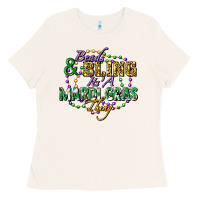 Heads And Bling It's' A Mardi Gras Thing Ladies Tee | Teevron