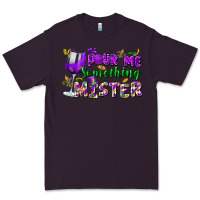 Plum Pour me something mister Premium Tee - FaDigitalArtStudio