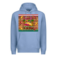 Colony Blue cinco de taco paper serape leopard wooden Premium Hoodie - Artiststas
