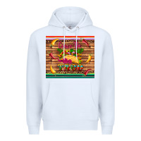White cinco de taco paper serape leopard wooden Premium Hoodie - Artiststas