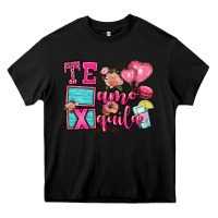 Black te amo te quila Heavy Core Tee - OliviaCreatesArt