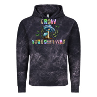 Cloud Black grow your own way Vintage Hoodie - CowhideDigitalArt