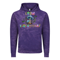 Cloud Purple grow your own way Vintage Hoodie - CowhideDigitalArt