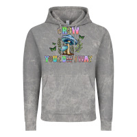 Cloud Rock grow your own way Vintage Hoodie - CowhideDigitalArt