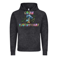 Vintage Black grow your own way Vintage Hoodie - CowhideDigitalArt