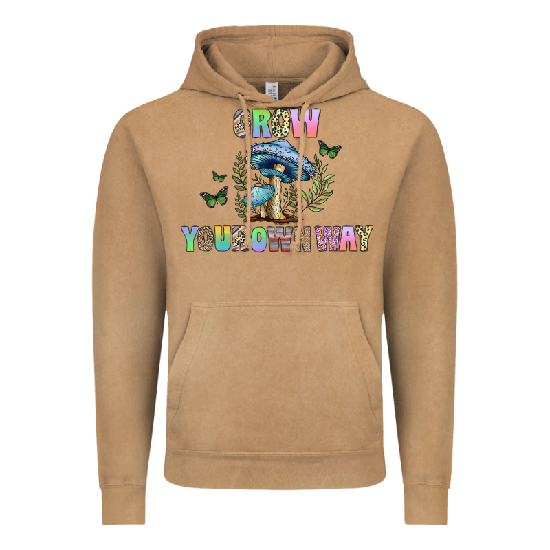 Grow Your Own Way Vintage Hoodie by CowhideDigitalArt | Teevron