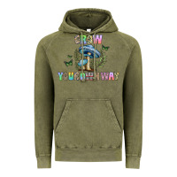 Vintage Olive grow your own way Vintage Hoodie - CowhideDigitalArt