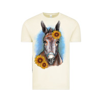 Vintage Arctic Sunflower Donkey Vintage Tee - RanaPortraitStore