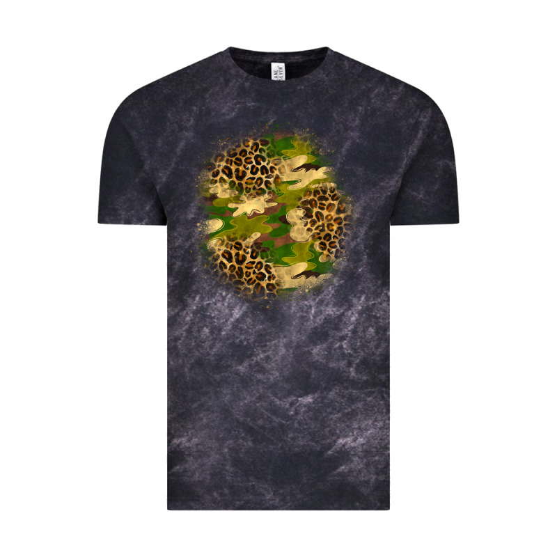 Camouflage And Leopard Patch Vintage Tee by BundleAndBundleShop | Teevron
