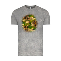 Cloud Rock camouflage and leopard patch Vintage Tee - BundleAndBundleShop