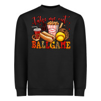 Black take me out to the ball game softball Heavyweight Sweatshirt - Jasminsmagicworld