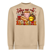 Mushroom take me out to the ball game softball Heavyweight Sweatshirt - Jasminsmagicworld
