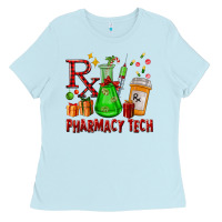 Pharmacy Tech Christmas Ladies Tee | Teevron