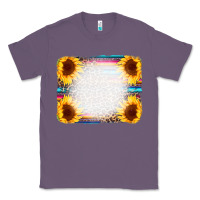 Lavender Serape Bleached Sunflowers Leopard Background Classic Tee - CowCowDesign