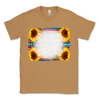 Toasted Coconut Serape Bleached Sunflowers Leopard Background Classic Tee - CowCowDesign