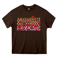 Chocolate Brown mommy is my valentine olıvıa Heavy Core Tee - OliviaCreatesArt