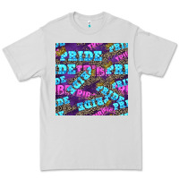 Dove Grey pride tribe seamless pattern Premium Tee - FaDigitalArtStudio