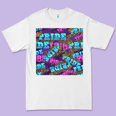 Pride Tribe Seamless Pattern Premium Tee Designed By Fadigitalartstudio