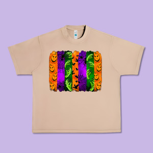 Halloween Brushstroke Urban Heavy Tee Designed By Jasminsmagicworld
