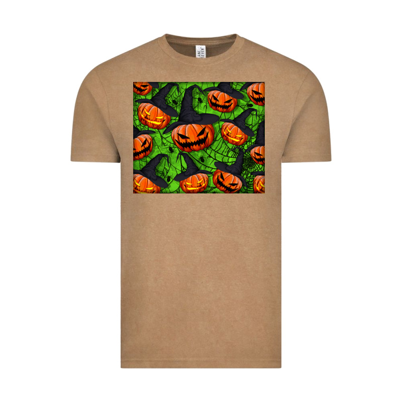 Halloween Pumpkin Mouse Pad Vintage Tee by BundleAndBundleShop | Teevron
