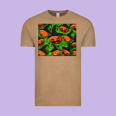 Halloween Pumpkin Mouse Pad Vintage Tee Designed By Bundleandbundleshop