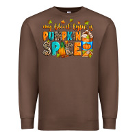 Chestnut My blood type is pumpkin spice Premium Sweatshirt - RanaPortraitStore
