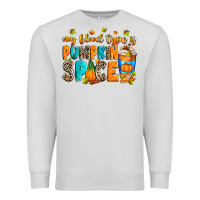Dove Grey My blood type is pumpkin spice Premium Sweatshirt - RanaPortraitStore