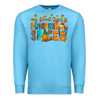 Ocean Blue My blood type is pumpkin spice Premium Sweatshirt - RanaPortraitStore