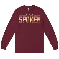 Burgundy i have spoken Long Sleeve Tee - baoMotion