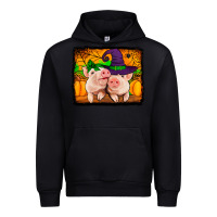 Foreset Green halloween pigs Urban Hoodie - Jasminsmagicworld