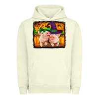Pigment Pistachio halloween pigs Urban Hoodie - Jasminsmagicworld