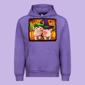 Halloween Pigs Urban Hoodie Designed By Jasminsmagicworld