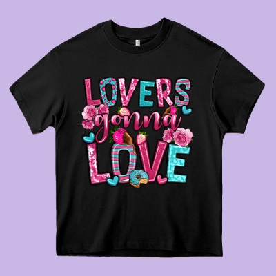 Lovers Gonna Love Heavy Core Tee Designed By Oliviacreatesart