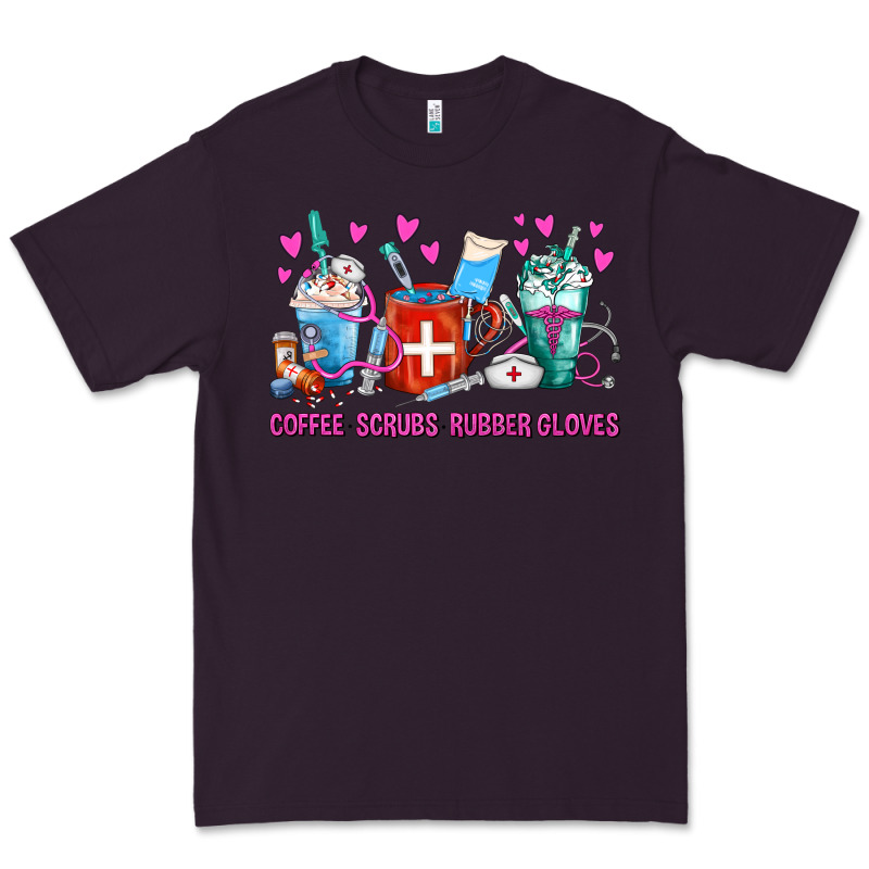 Coffee Nurse Repeat Nurse Coffee Cups Premium Tee by FaDigitalArtStudio | Teevron