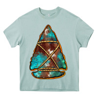 Arona turquoise cowhide arrowhead Heavy Core Tee - Jasminsmagicworld