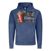 Vintage Denim I Run On Coffee And Christmas Cheers Vintage Hoodie - CowhideDigitalArt