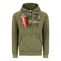 Vintage Olive I Run On Coffee And Christmas Cheers Vintage Hoodie - CowhideDigitalArt