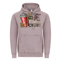 Vintage Zinc I Run On Coffee And Christmas Cheers Vintage Hoodie - CowhideDigitalArt