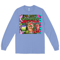 Colony Blue summer time Long Sleeve Tee - CowhideDigitalArt