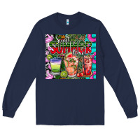 Navy summer time Long Sleeve Tee - CowhideDigitalArt