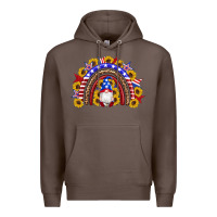 Coffee american flag gnomes sunflowers rainbow Premium Hoodie - Artiststas
