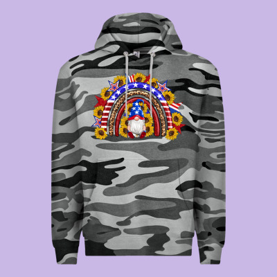 American Flag Gnomes Sunflowers Rainbow Premium Hoodie Designed By Artiststas