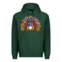 Sports Green american flag gnomes sunflowers rainbow Premium Hoodie - Artiststas