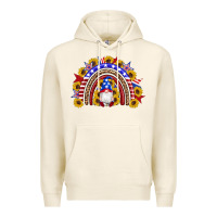Tofu american flag gnomes sunflowers rainbow Premium Hoodie - Artiststas
