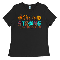 Black she is strong Ladies Tee - BundleAndBundleShop