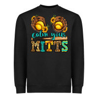 Black calm your mitts softball Heavyweight Sweatshirt - Jasminsmagicworld