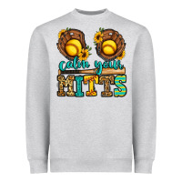 Heather Grey calm your mitts softball Heavyweight Sweatshirt - Jasminsmagicworld
