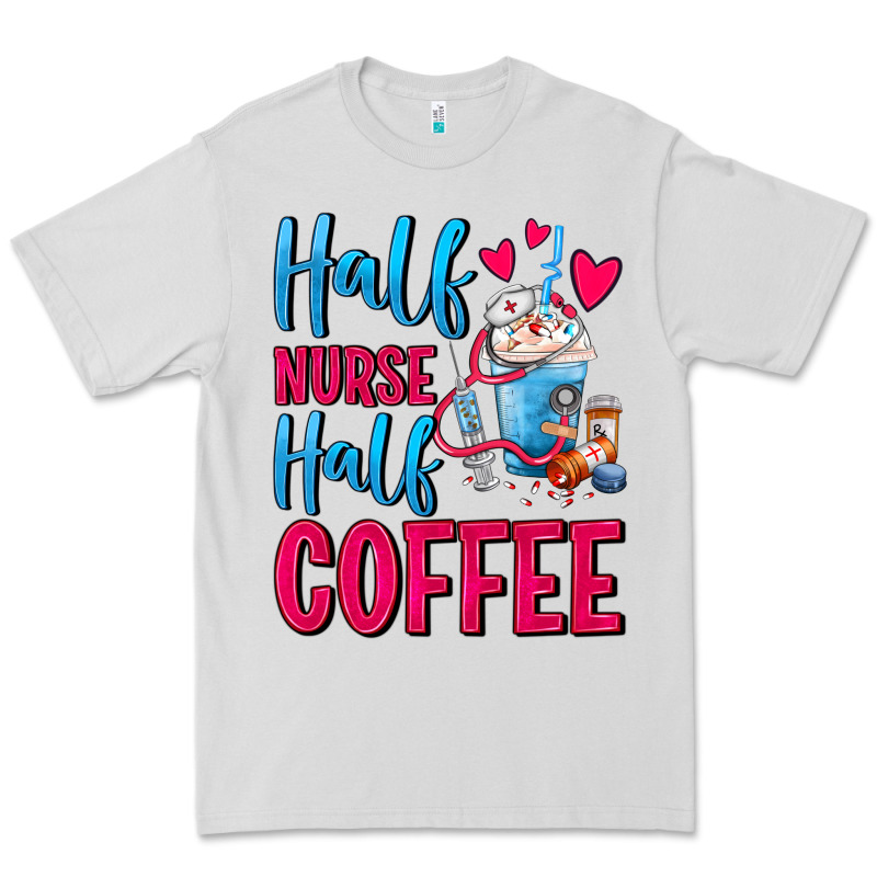 Half Nurse Half Coffee Premium Tee by FaDigitalArtStudio | Teevron