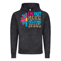 Im Just Here Trusting Jesus Vintage Hoodie | Teevron